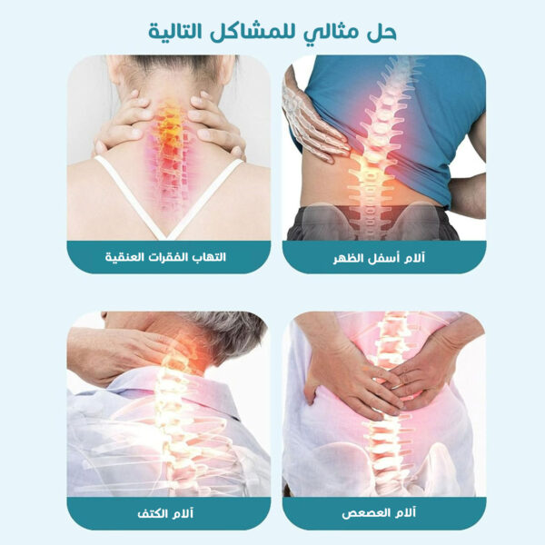 ⁦عرض 2 مسند الضهر القطن قابل للطى⁩ - الصورة ⁦2⁩