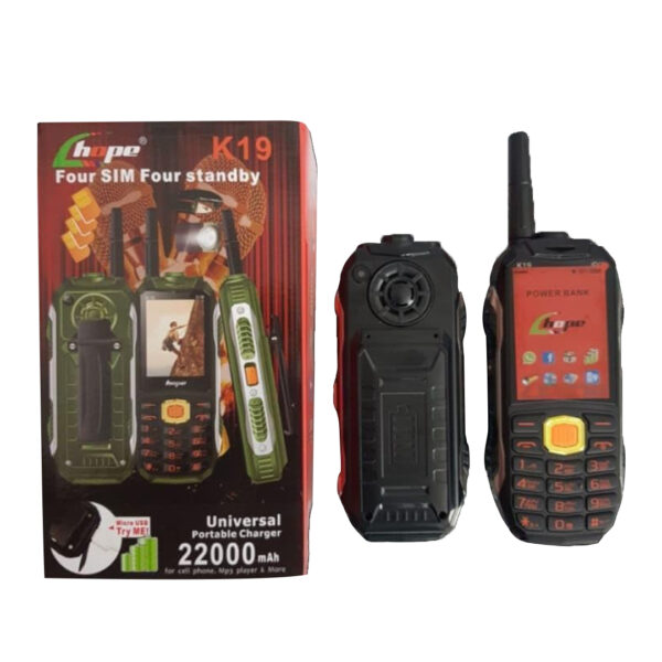 ⁦عرض 2 هاتف البر K19 المتين, ووكي توكي⁩ - الصورة ⁦2⁩